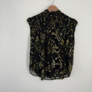Trina Turk mogene Silk-Blend Top